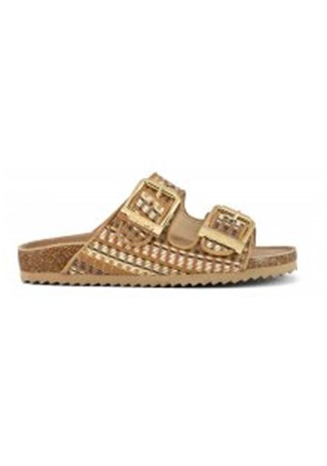 Sandalo raffia con fibbie COLORS OF CALIFORNIA | HC.BIO0500NATURAL